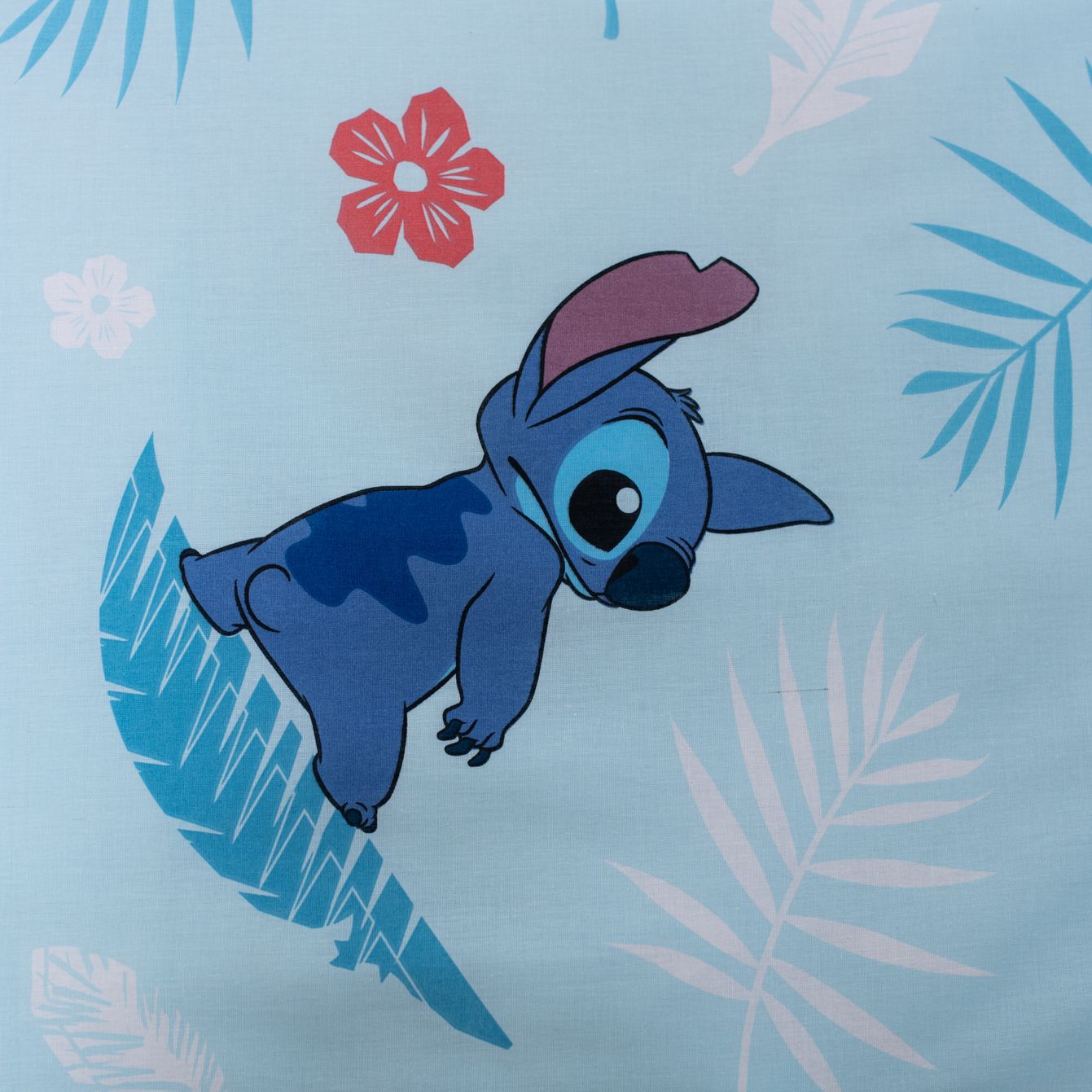 Disney Lilo Stitch Eenpersoons Dekbedovertrek 140x200 cm Katoen 2in1 Duurzaam