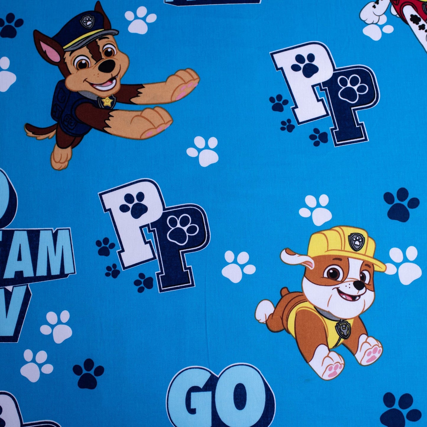 Paw Patrol Hoeslaken 90x200 Duurzaam Katoen