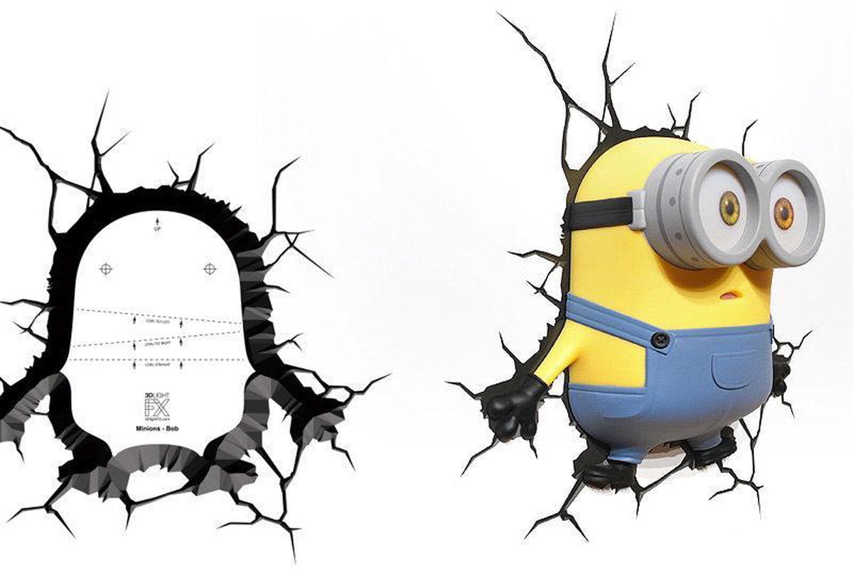 Minions Bob 3D LED Light Muurlamp
