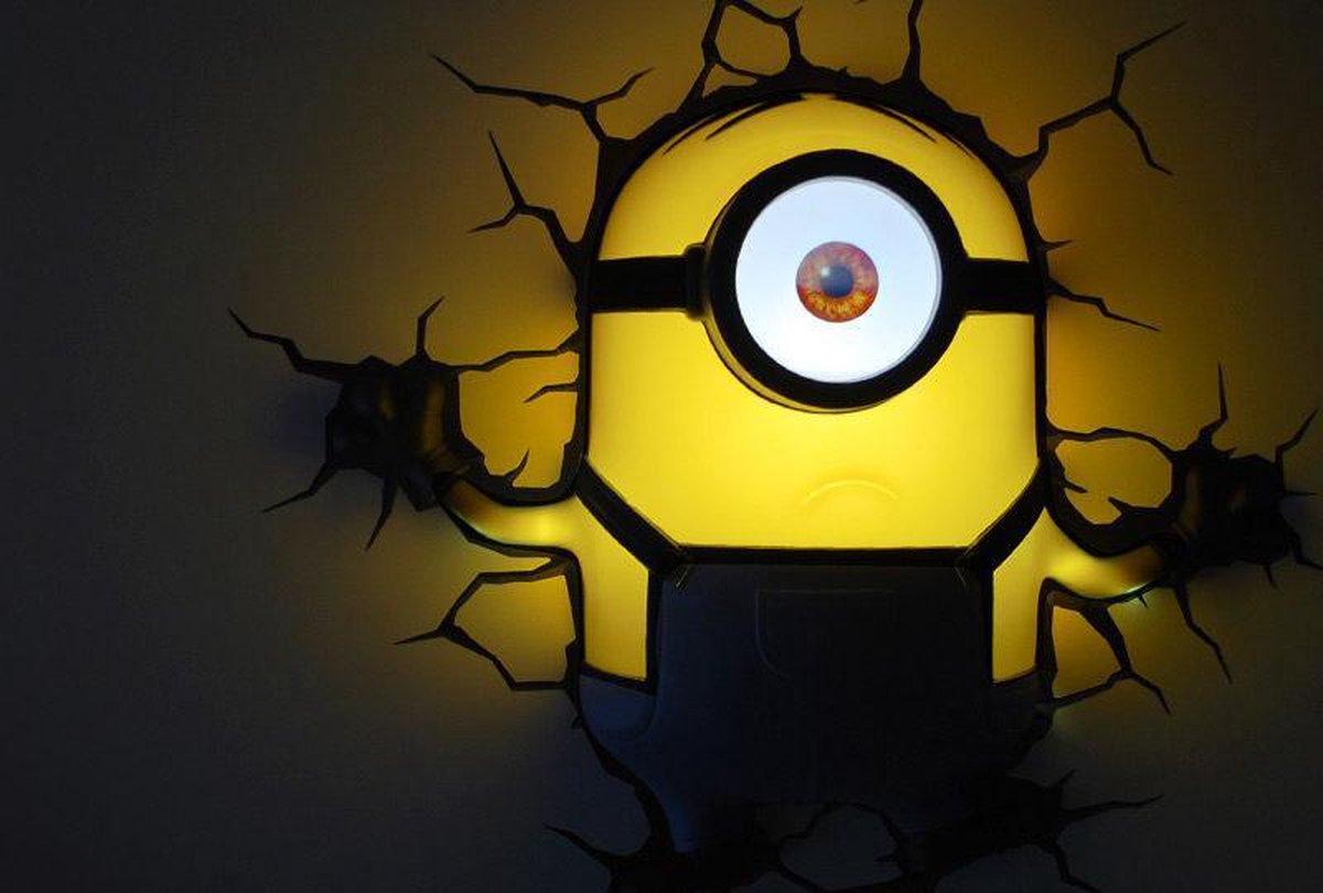Minions Stuart 3D LED Light Muurlamp