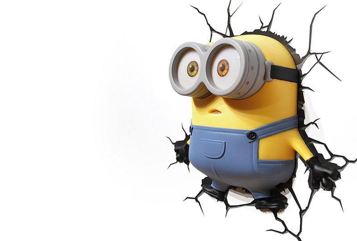 Minions Bob 3D LED Light Muurlamp