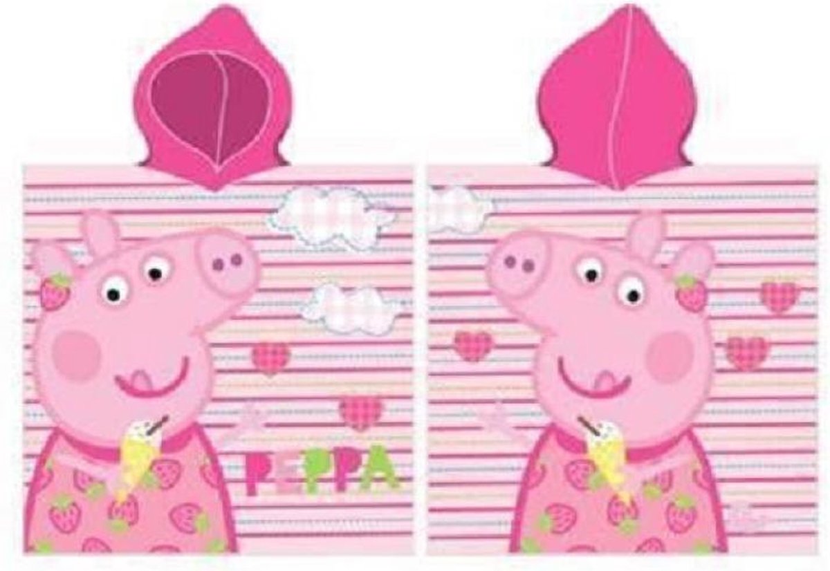 Peppa Pig Poncho 50x115 Katoen Duurzaam