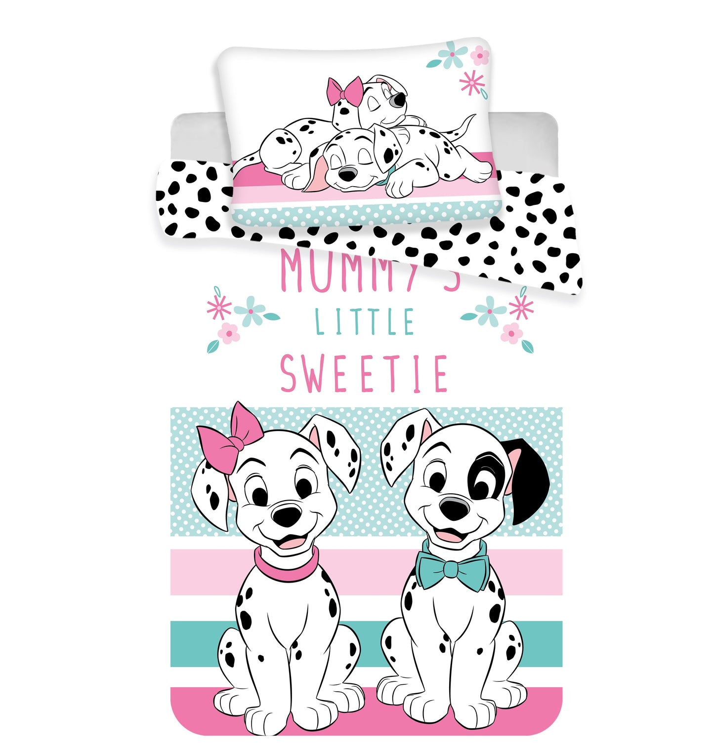 Disney 101 Dalmatiers Little Sweetie Dekbedovertrek 100x135 2in1
