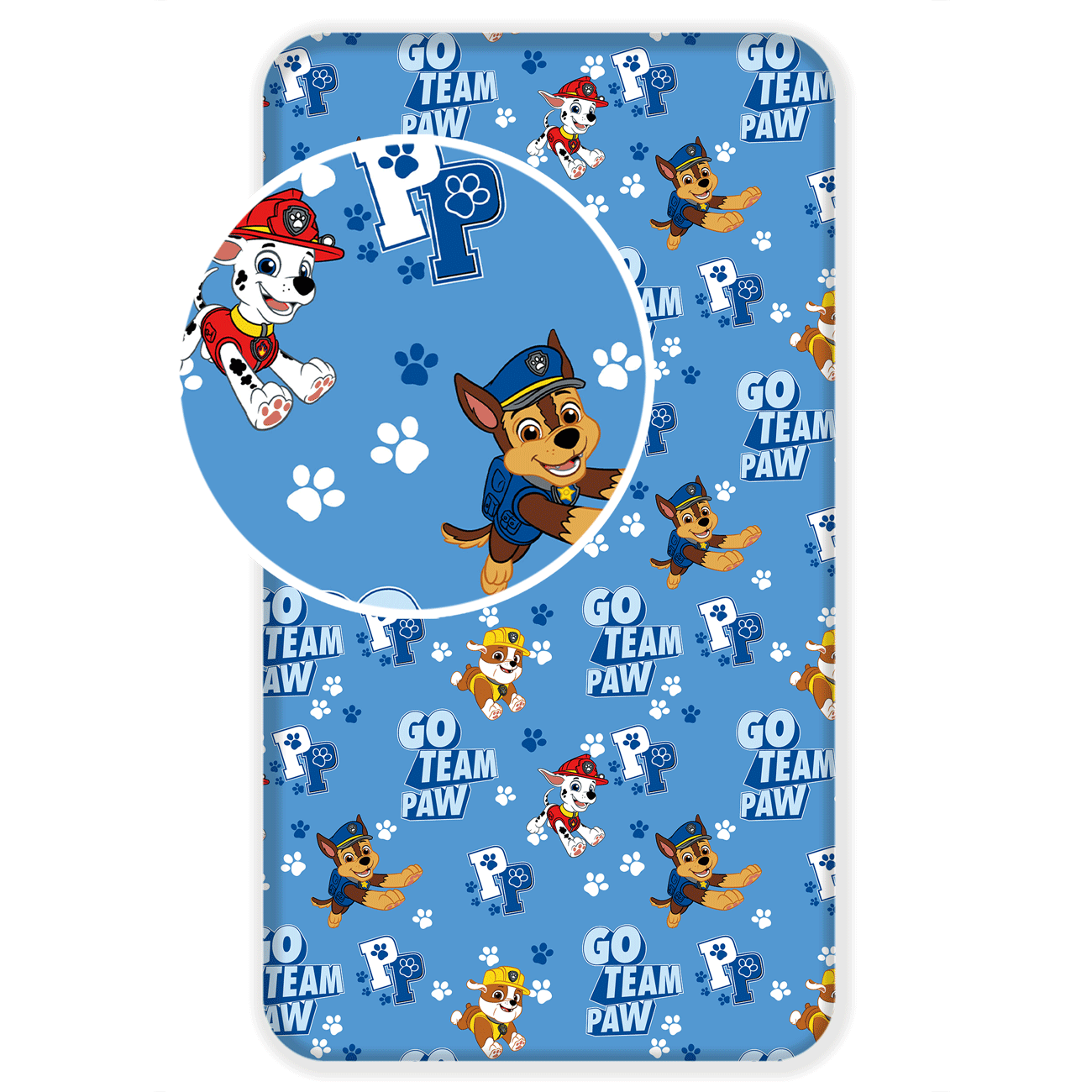 Paw Patrol Hoeslaken 90x200 Duurzaam Katoen