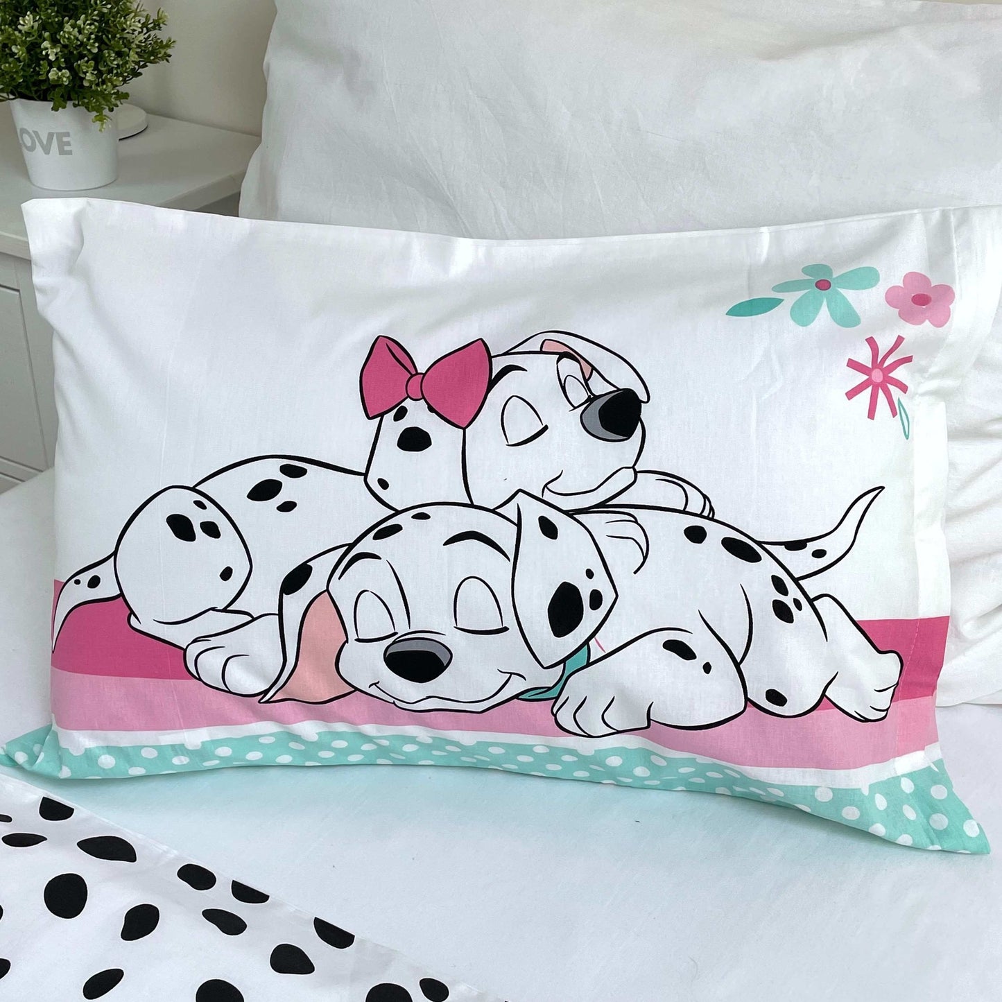 Disney 101 Dalmatiers Little Sweetie Dekbedovertrek 100x135 2in1
