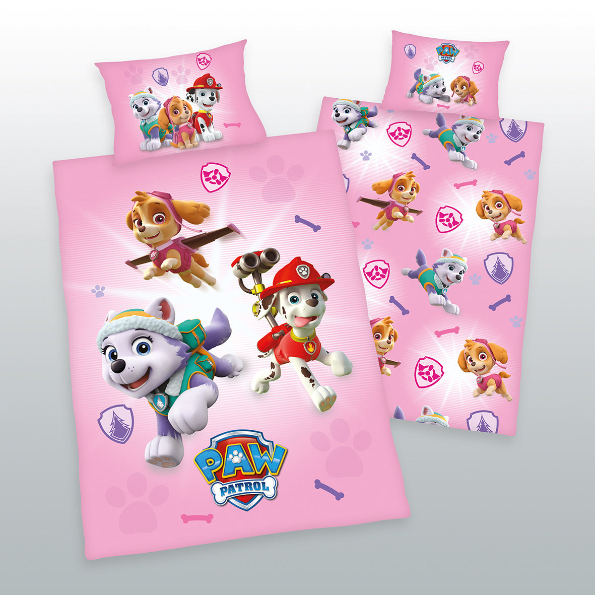 Paw Patrol Junior Dekbedovertrek 100x135 Duurzaam Katoen 2in1