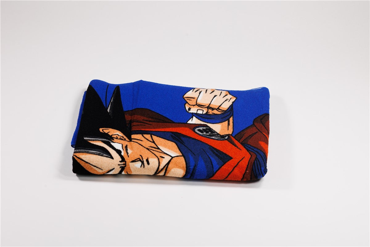 Dragonball Handdoek 70x140 Polyester Sneldrogend