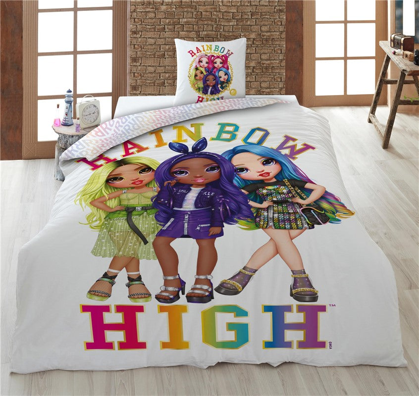 Rainbow Dekbedovertrek 140x200cm Duurzaam Polyester