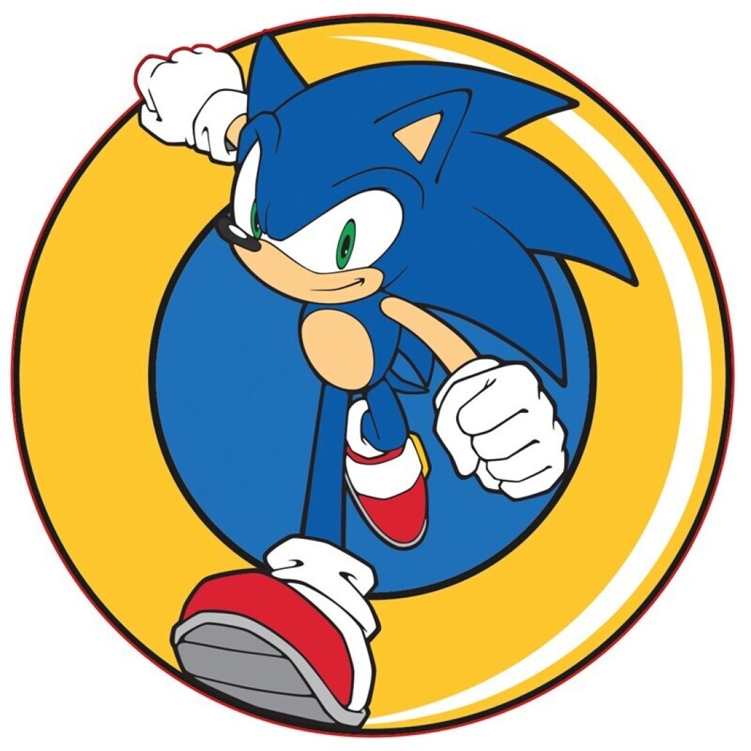 Sonic Sierkussen Rond 35cm Zacht