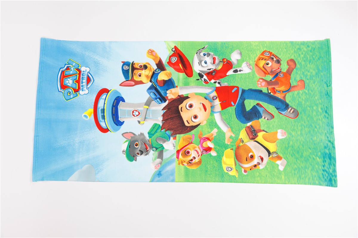 Paw Patrol Handdoek 70x140 Polyester Duurzaam