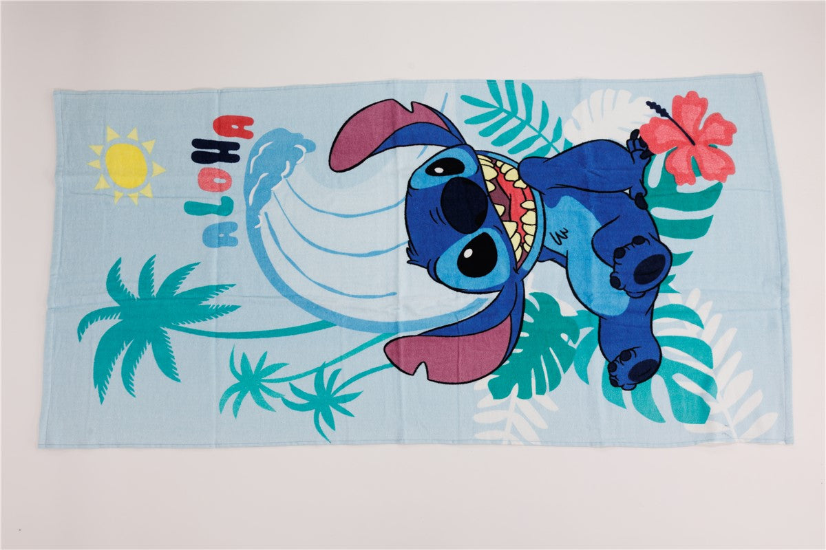 Disney Lilo Stitch Handdoek 70x140 Duurzaam Katoen