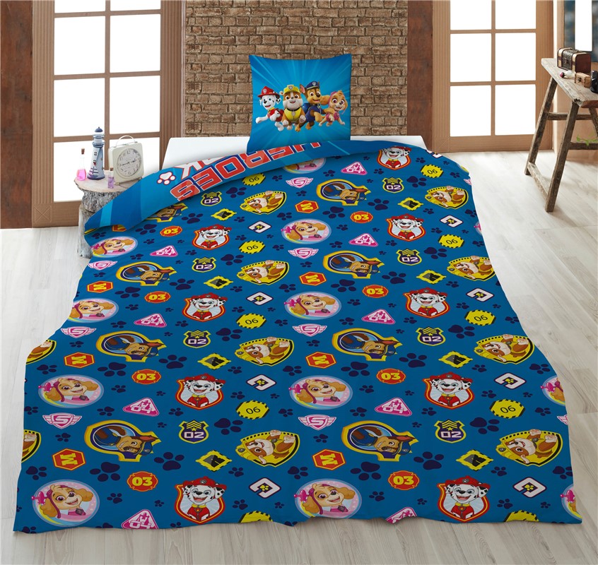 PAW Patrol Dekbedovertrek 140x200 2in1 Duurzaam