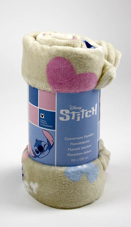 Disney Lilo Stitch Fleece Plaid 110x150cm Flanel 2in1 Duurzaam
