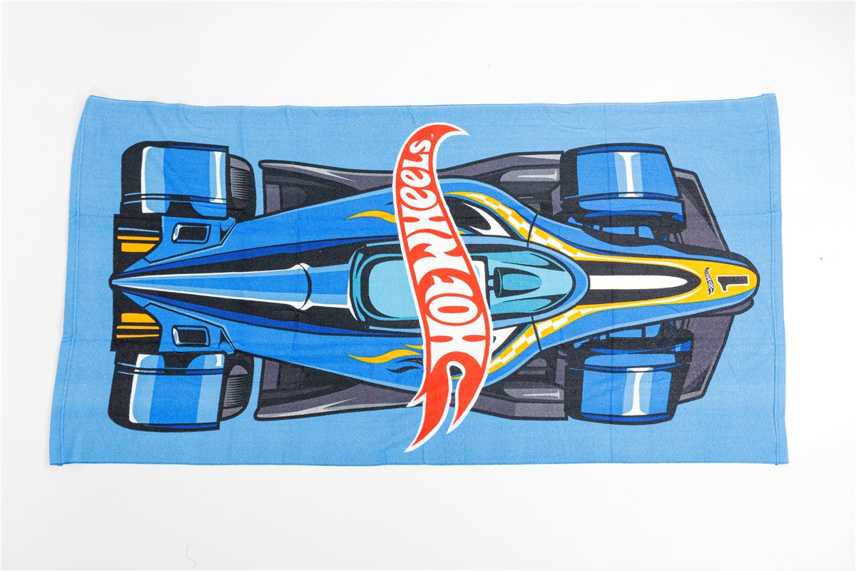 Hot Wheels Handdoek 70x140 Polyester Sneldrogend
