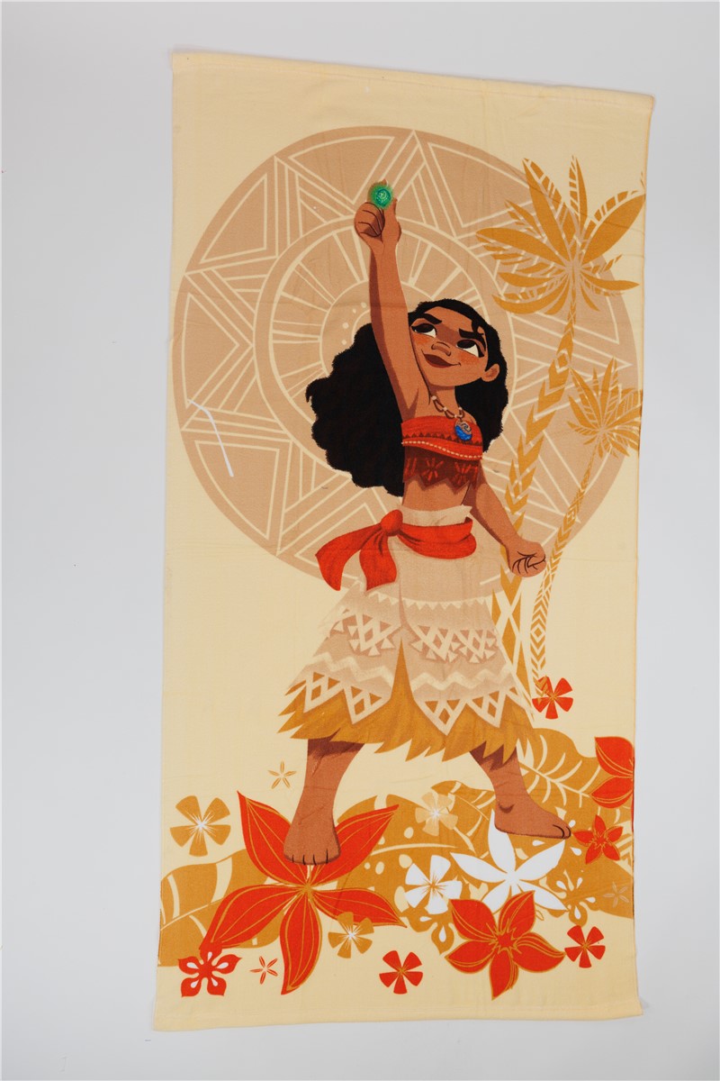 Disney Vaiana Handdoek 70x140 Duurzaam Polyester