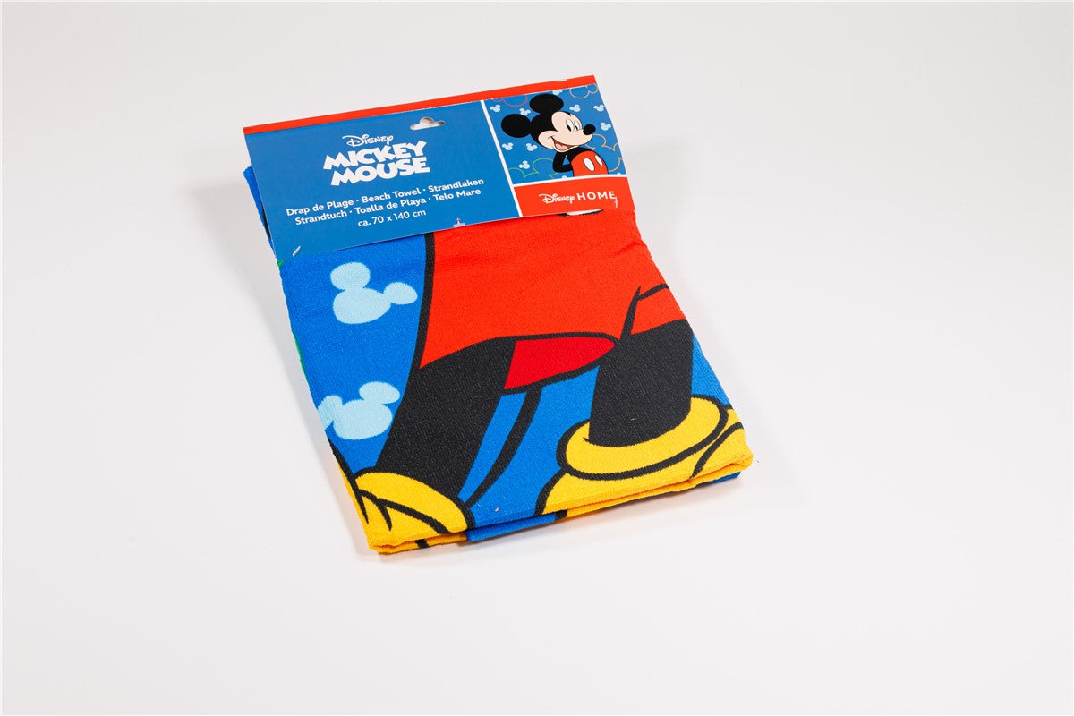 Mickey Mouse Handdoek 70x140 Polyester Sneldrogend