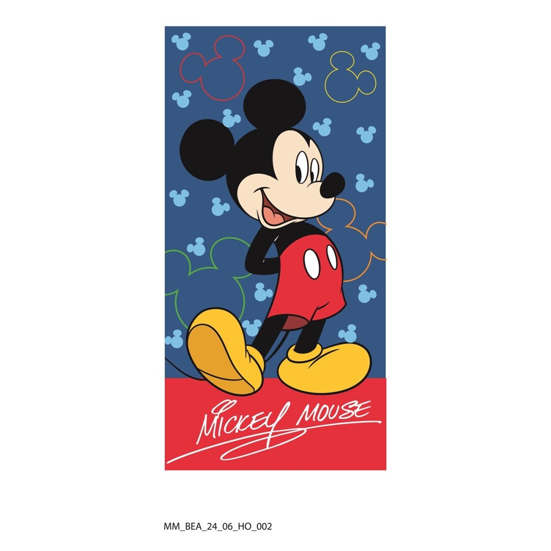 Mickey Mouse Handdoek 70x140 Polyester Sneldrogend