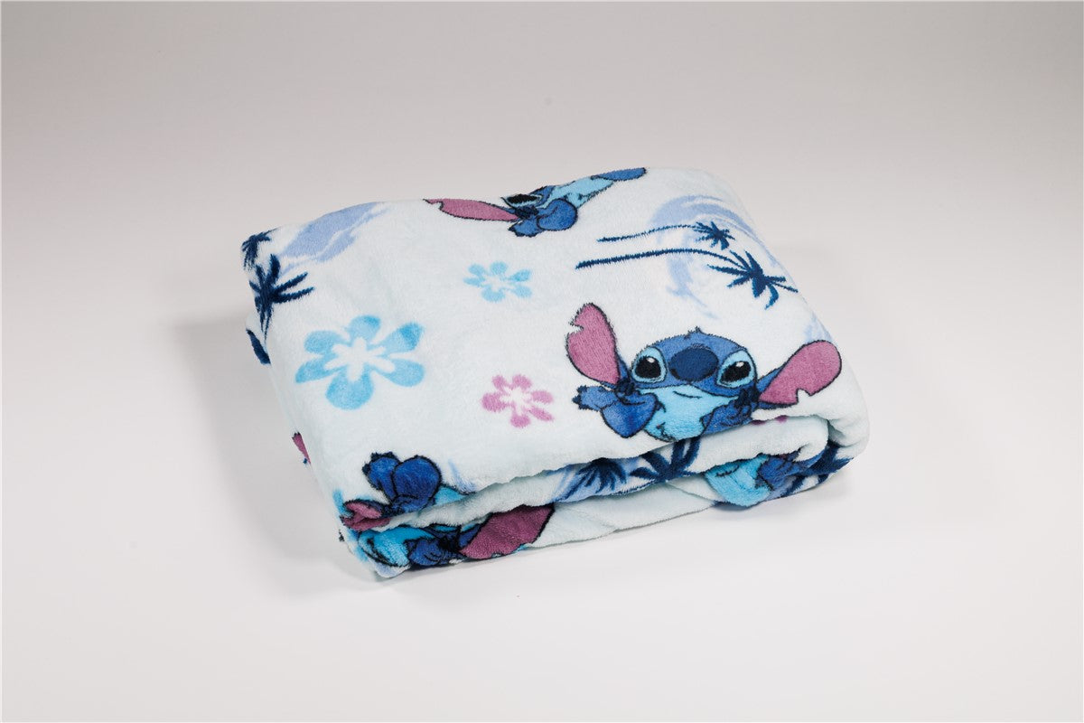 Disney Lilo Stitch Fleece Plaid 110x150cm Flanel 2in1 Duurzaam