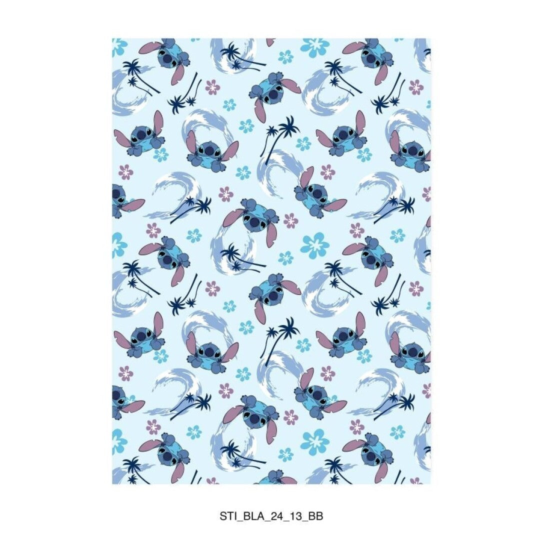 Disney Lilo Stitch Fleece Plaid 110x150cm Flanel 2in1 Duurzaam