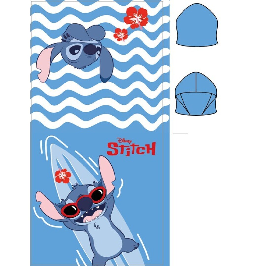 Bluey badponcho 55x110 Polyester Snel Drogend Duurzaam