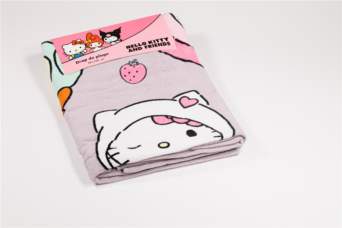Sanrio Hello Kitty Handdoek 70x140 Duurzaam Katoen