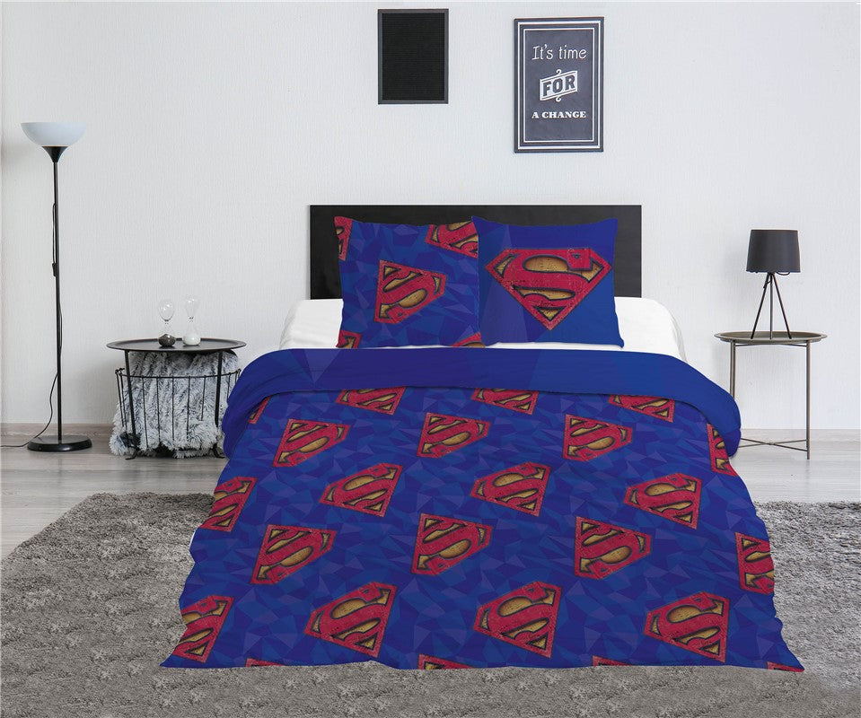 Superman Dekbedovertrek 240x220 Polykatoen 2in1