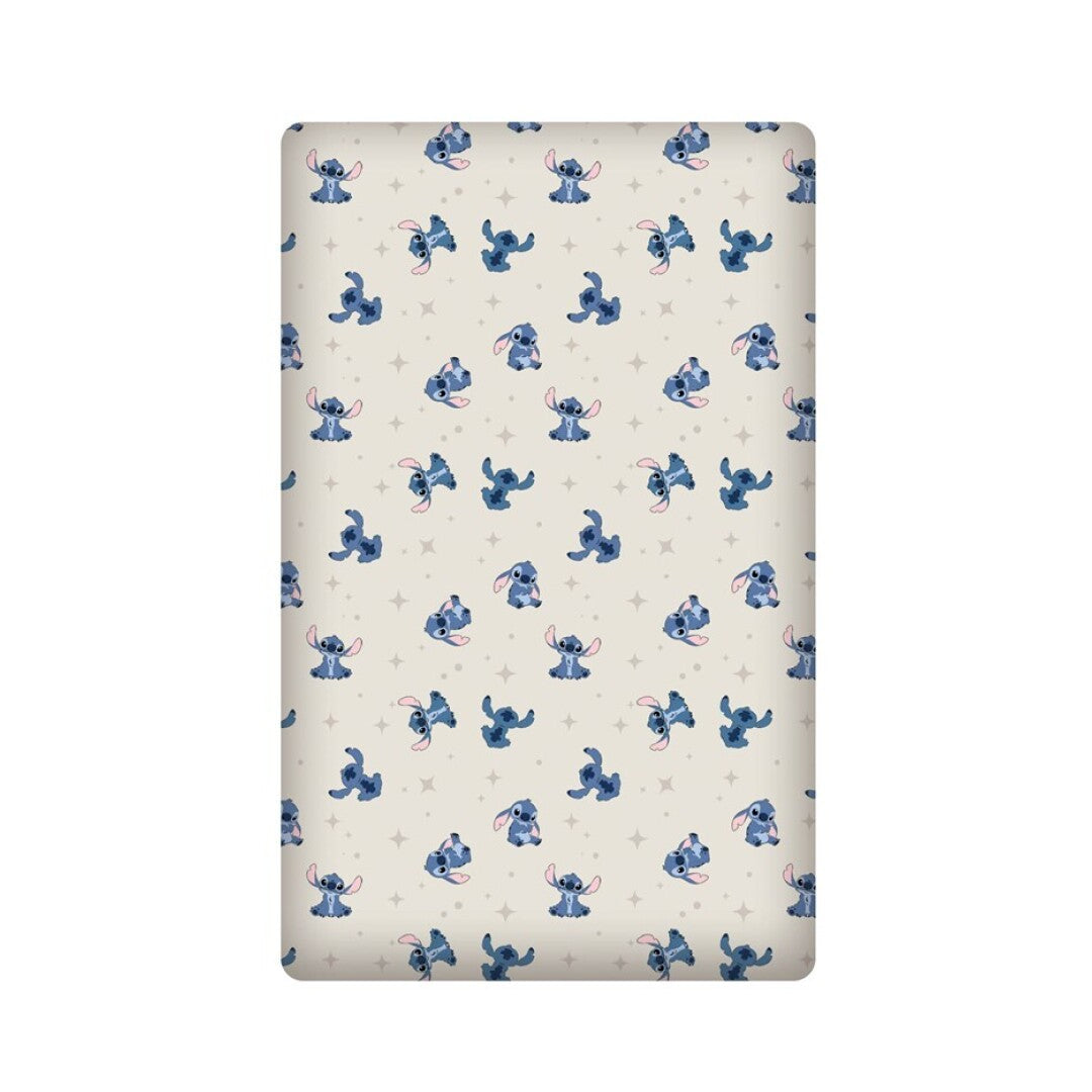 Lilo en Stitch Hoeslaken 90x200 Duurzaam Katoen Regenboog