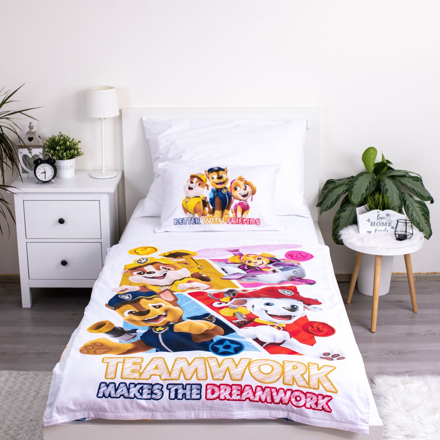 PAW Patrol Dekbedovertrek 100x135 2in1 Duurzaam Katoen