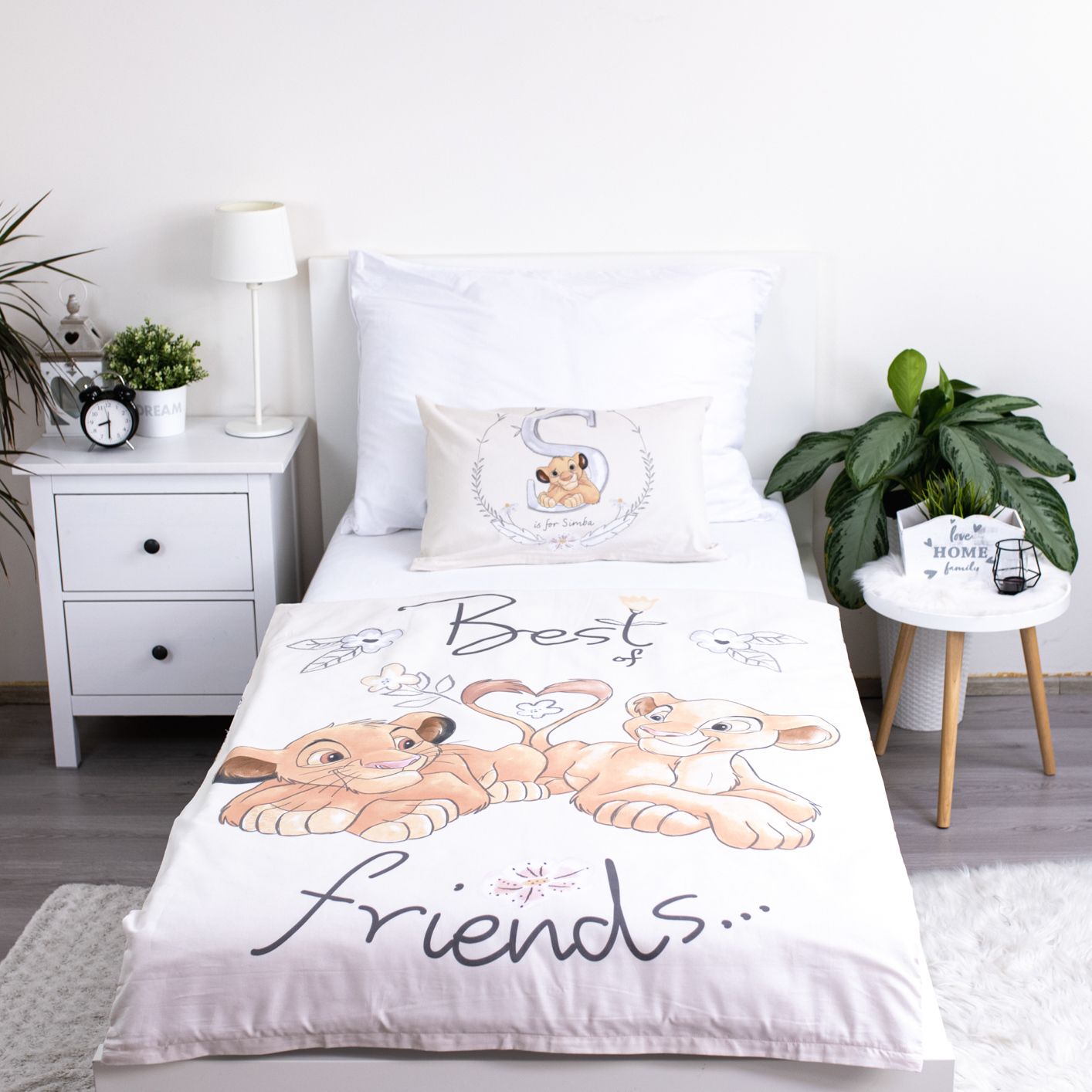 Lion King Dekbedovertrek 100x135 2in1 Best Friends