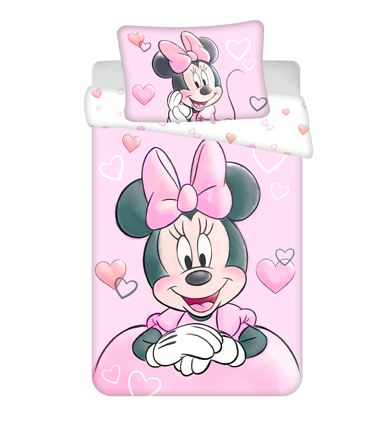 Minnie Mouse Dekbedovertrek 100x135 Junior Katoen
