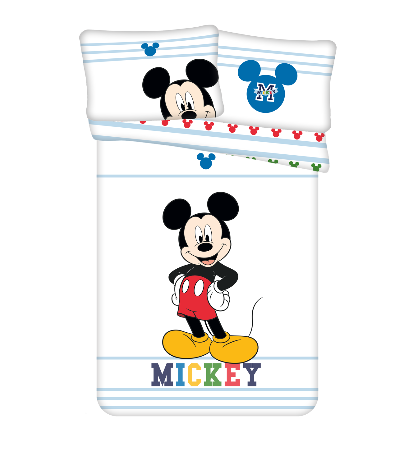 Mickey Mouse Junior Dekbedovertrek 100x135 Duurzaam Katoen 2in1