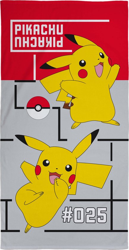 Pokemon Handdoek 140x70cm Katoen Duurzaam
