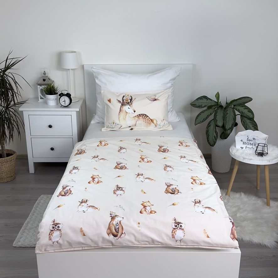 Woodland Peuter Dekbedovertrek 100x135 2in1
