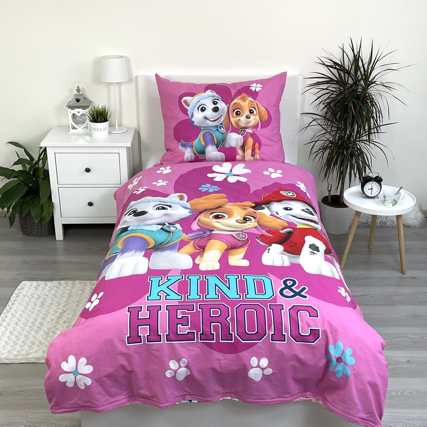 PAW Patrol Dekbedovertrek 140x200 2in1 Duurzaam Katoen Heroic
