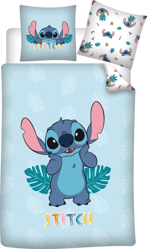 Stitch Lilo Dekbedovertrek 140x200 Duurzaam Polykatoen 2in1