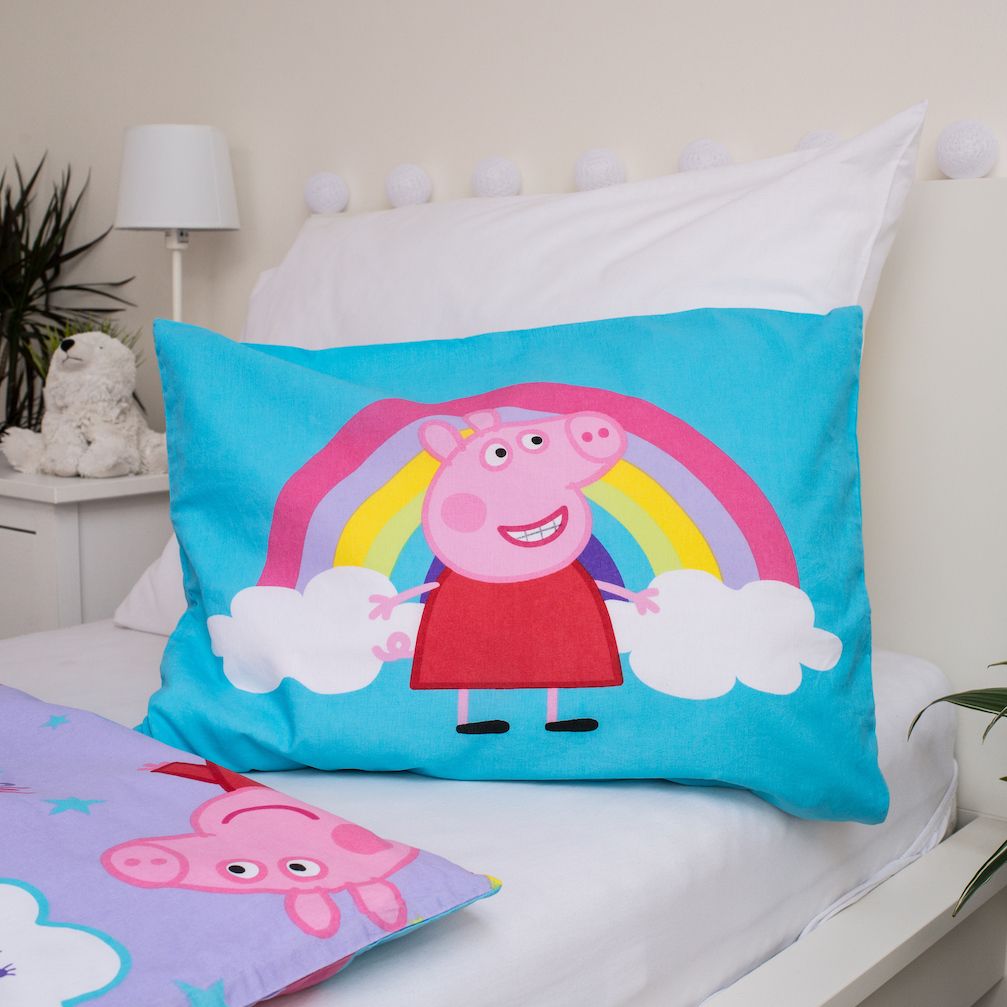 Peppa Pig Junior Dekbedovertrek 100x135cm Duurzaam Katoen