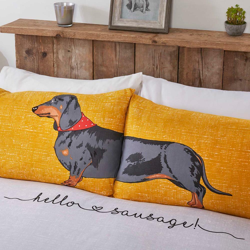 Teckel Hond Dekbedovertrek 135x200 Duurzaam Polykatoen 2in1