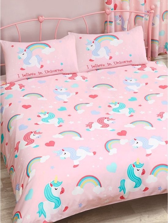 Eenhoorn Dekbedovertrek Unicorn 200x200 Tweepersoons