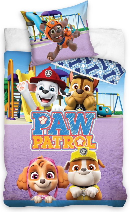 PAW Patrol Dekbedovertrek 140x200 2in1 Duurzaam Katoen
