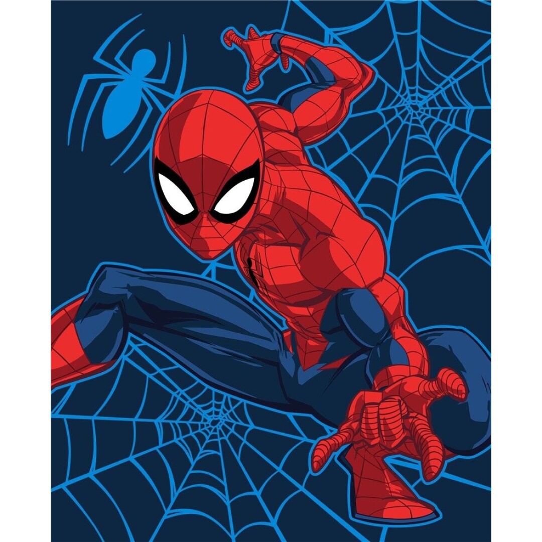 SpiderMan Fleeceplaid 130x160 Duurzaam Flanel