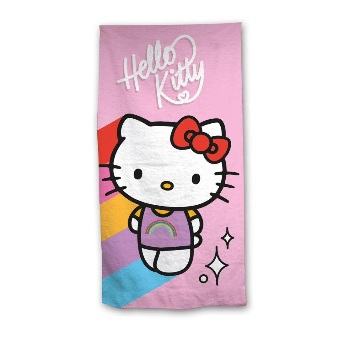 Hello Kitty Handdoek 70x140 Duurzaam Polyester