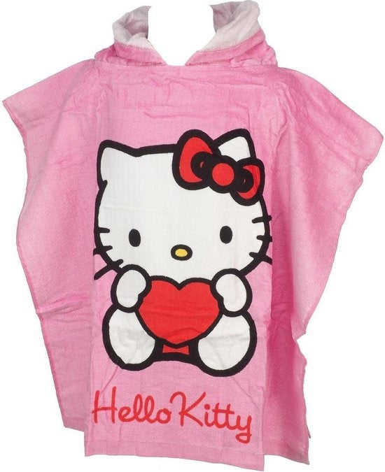 Hello Kitty Poncho 60x120 Duurzaam Katoen