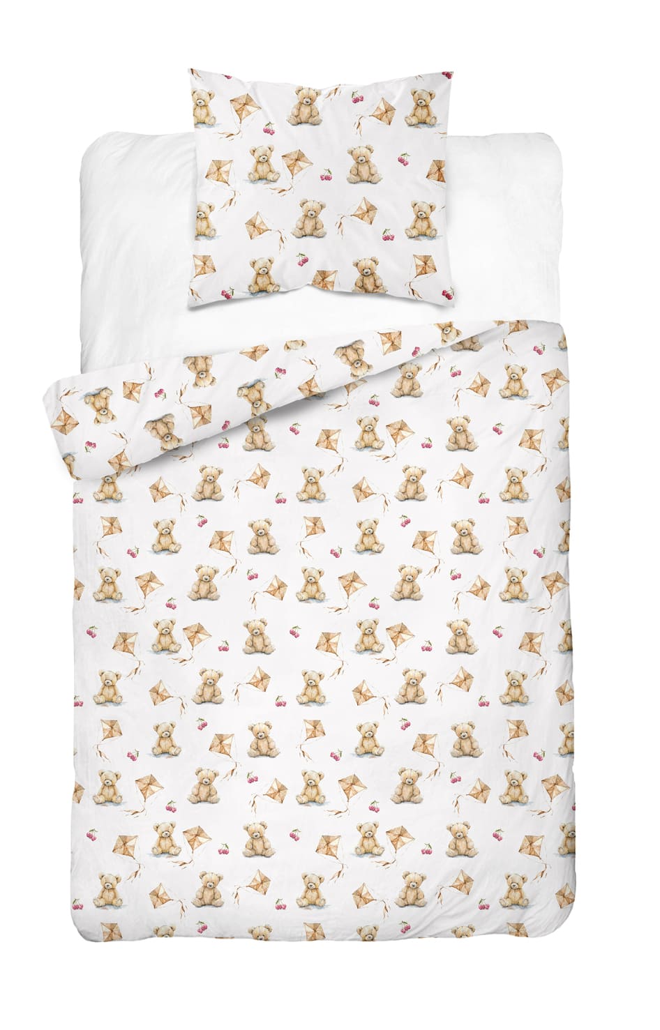 Teddy Bear dekbedovertrek 140x200 Duurzaam