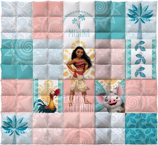 Disney Vaiana Bedsprei 140x200 2in1 Polyester Duurzaam