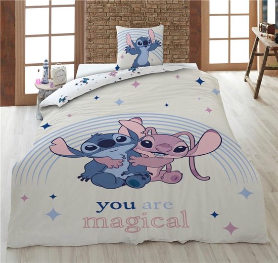 Stitch Lilo Dekbedovertrek 140x200 Duurzaam Polykatoen 2in1