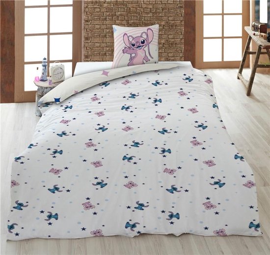 Stitch Lilo Dekbedovertrek 140x200 Duurzaam Polykatoen 2in1