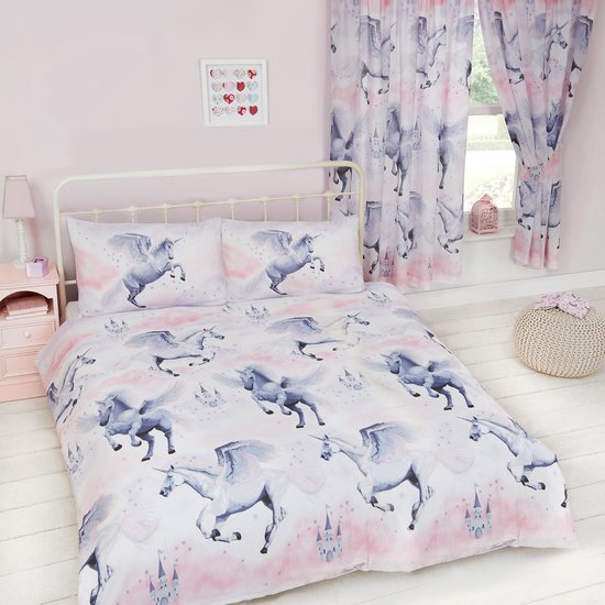 Eenhoorn Dekbedovertrek Unicorn 200x200 Tweepersoons