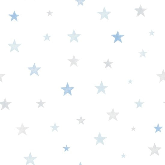 Little Ones Stars blauw/grijs Ster