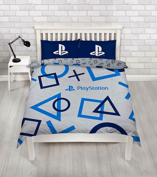 Play Station Dekbedovertrek 200x200 Katoen 2in1 Duurzaam