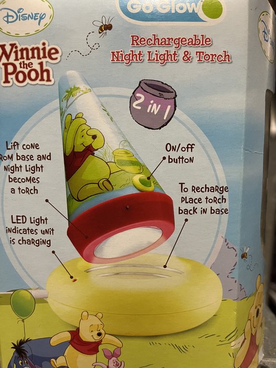 Winnie de Poeh Lamp 2in1 5013138634653